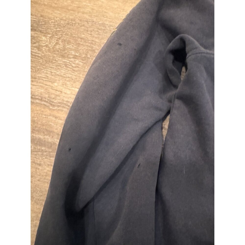 Carhartt XL Pullover Hoodie Work Worn Distressed Welding Burn Holes Oil Stains - Picture 13 of 14